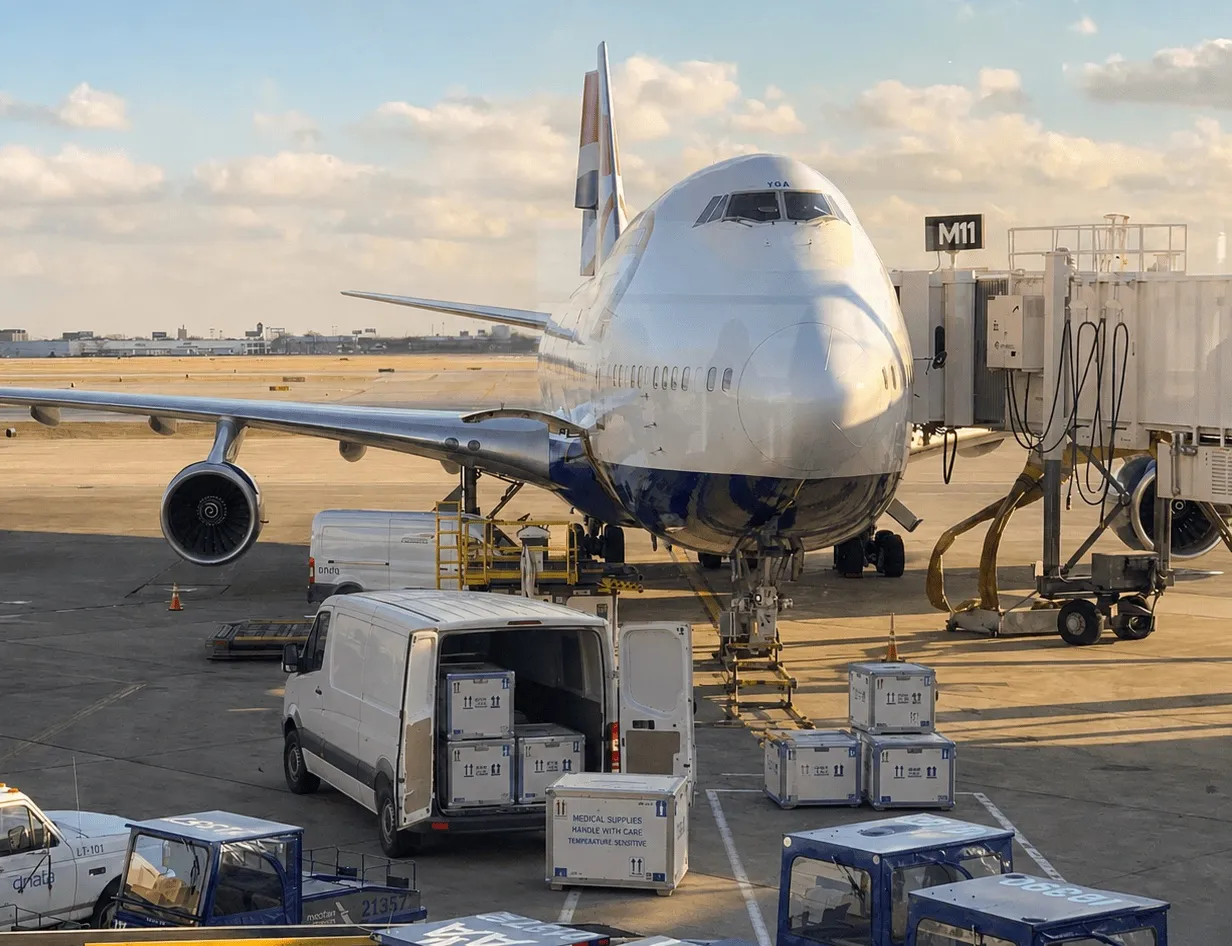 Urgent Medicines from Warsaw Airport by Reefer Van